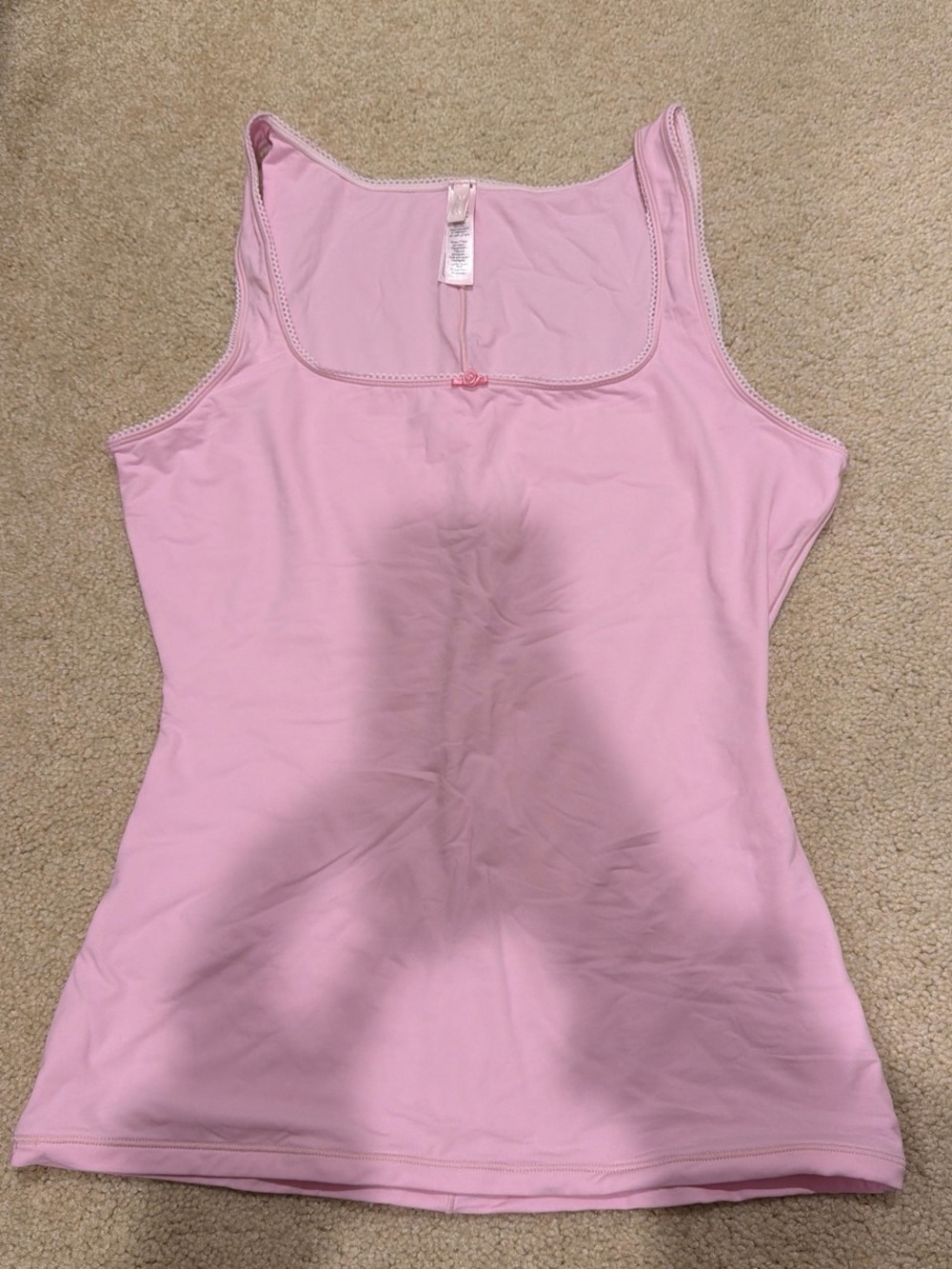 SKIMS Light Pink Tank Top